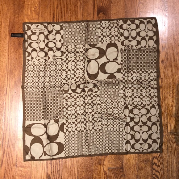 Authentic COACH Vintage Silk Scarf